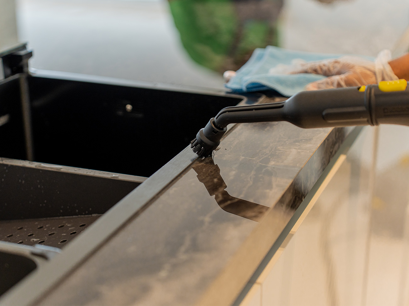 Residential cleaning in a Dubai villa